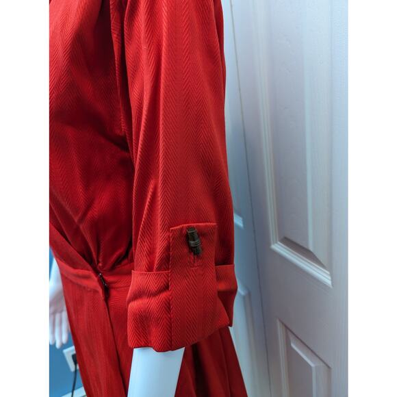 Milly Dress Silk Wrap Midi Cocktail Party Dinner Date Night Formal Wedding Guest - Picture 4 of 15